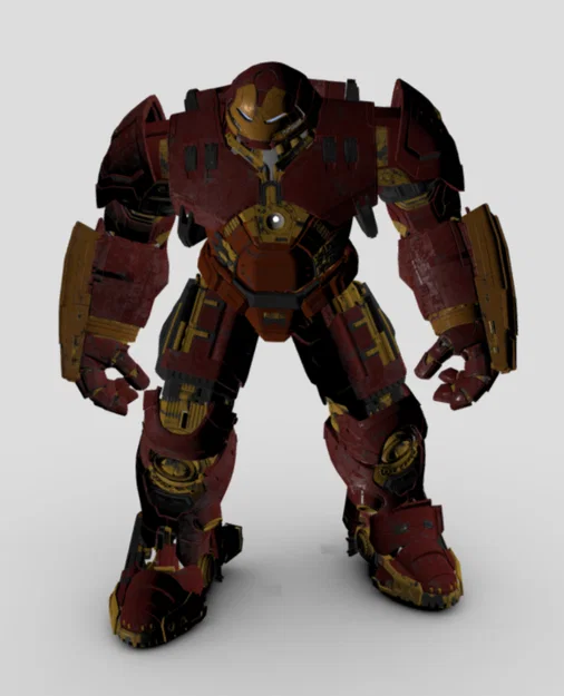 Mô hình 3D Hulk Buster chi tiết dành cho người hâm mộ Marvel - Image 1