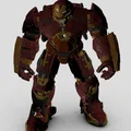 Mô hình 3D Hulk Buster chi tiết dành cho người hâm mộ Marvel - Thumbnail 1