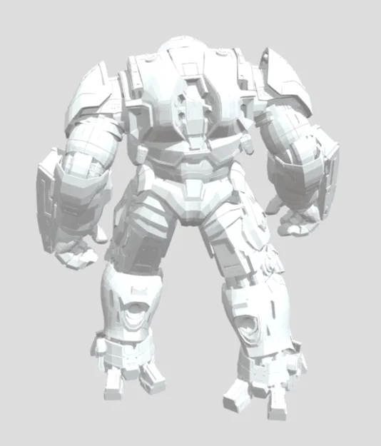 Mô hình 3D Hulk Buster chi tiết dành cho người hâm mộ Marvel - Image 3