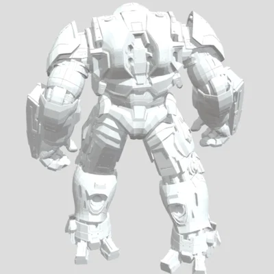 Mô hình 3D Hulk Buster chi tiết dành cho người hâm mộ Marvel