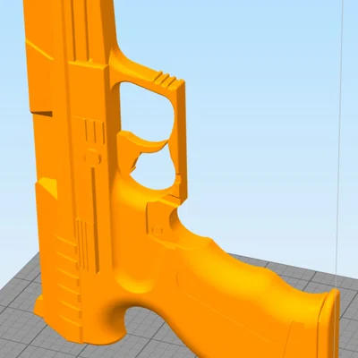 Mô hình 3D Walther P99 thiết kế tối ưu cho in ấn