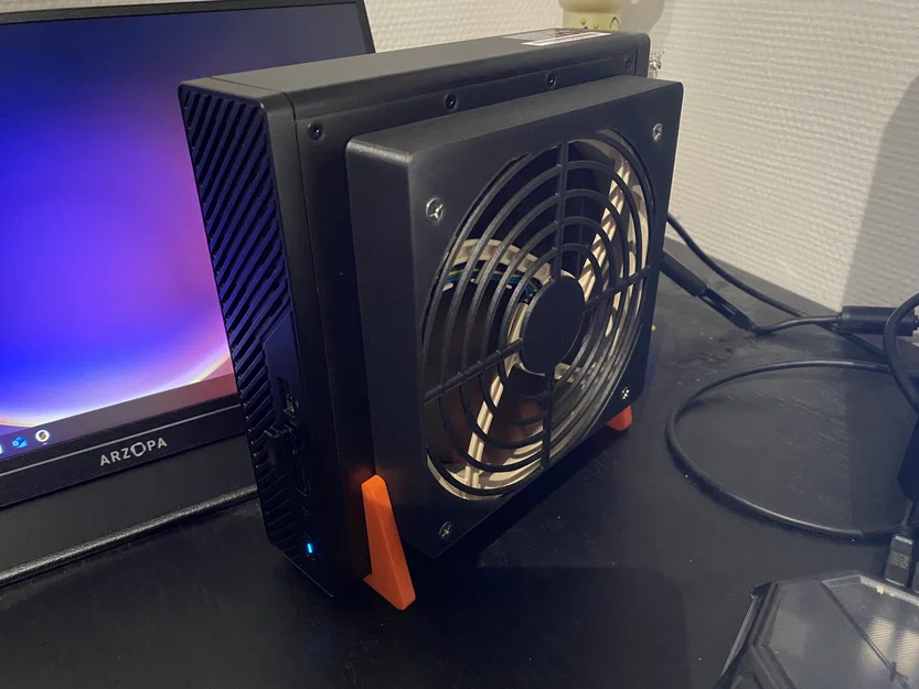 Ngàm gắn quạt 140mm cho Minisforum MS-01 - Image 1