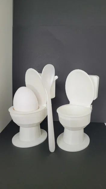 Giá đỡ trứng hình bồn cầu Ei-Pott độc đáo - Image 2