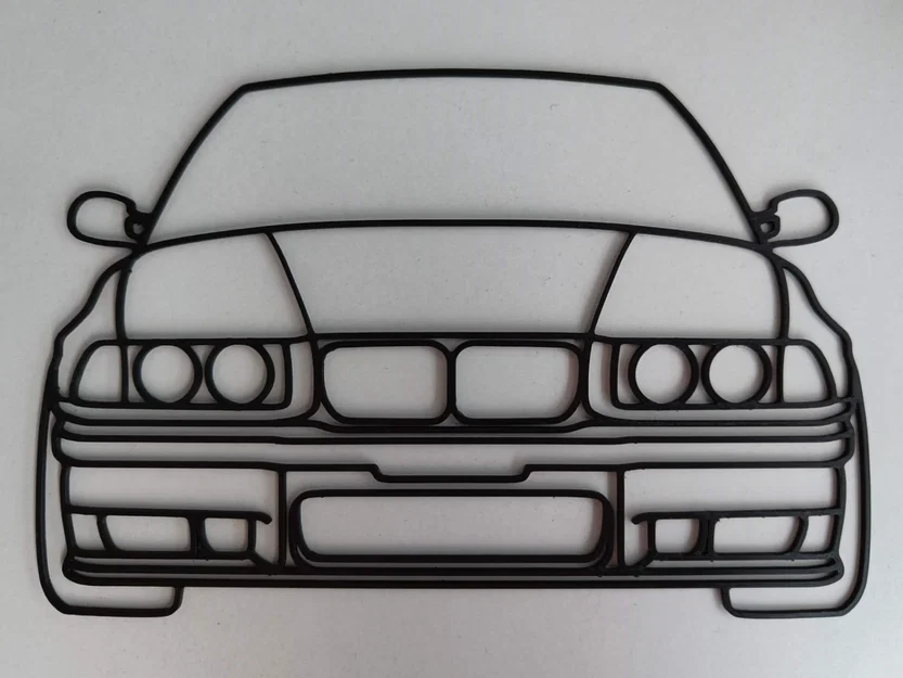 Tranh treo tường 3D mô hình BMW M3 E36 cực đẹp và tinh tế - Image 1