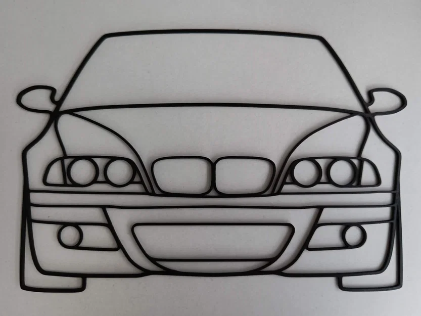 Mô hình trang trí tường nghệ thuật xe BMW M3 E46 - Image 1