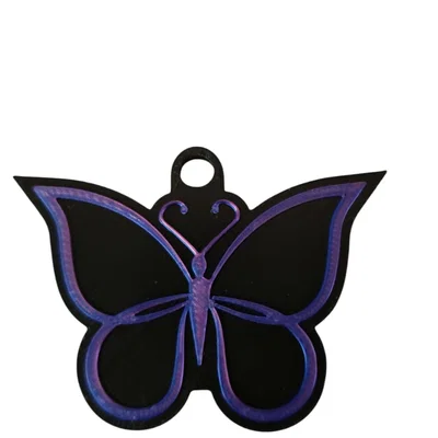 Móc khóa hình bướm tích hợp thẻ NFC