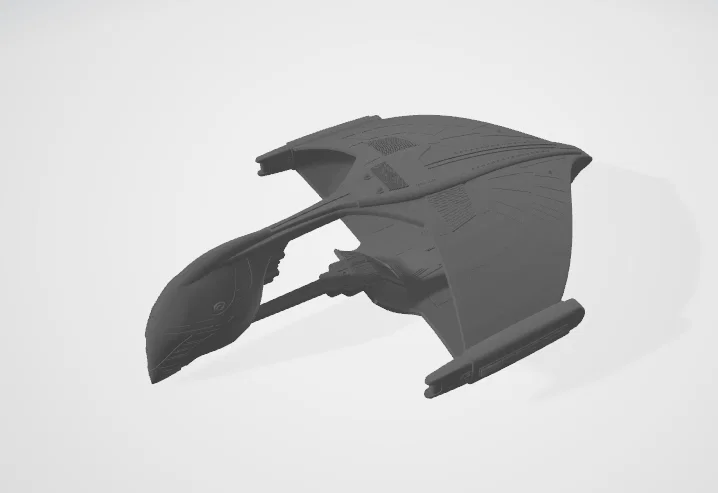 Mô hình tàu chiến Star Trek Romulan Warbird (loại B) - Image 1