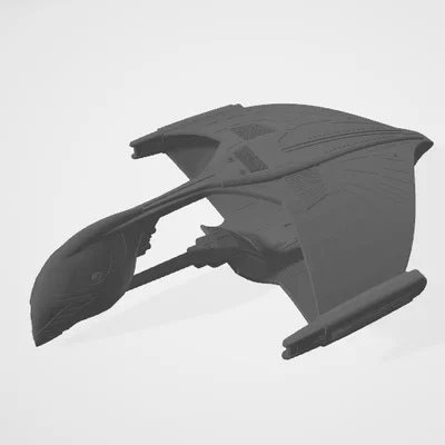 Mô hình tàu chiến Star Trek Romulan Warbird (loại B)
