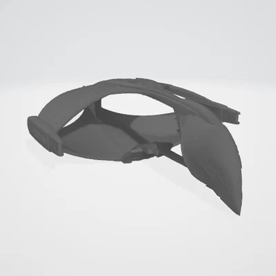 Mô hình tàu chiến Star Trek Romulan Warbird (loại B)