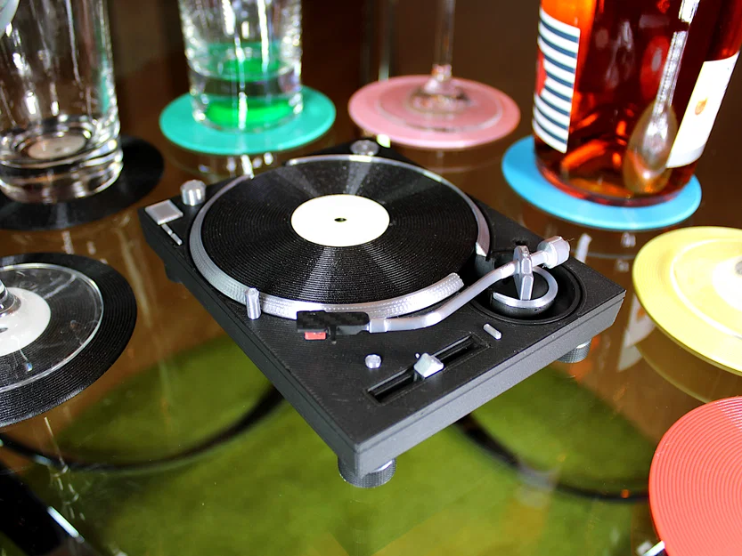 Bộ lót ly đĩa than kèm đế Technics SL-1210 MK3 cực chất - Image 1