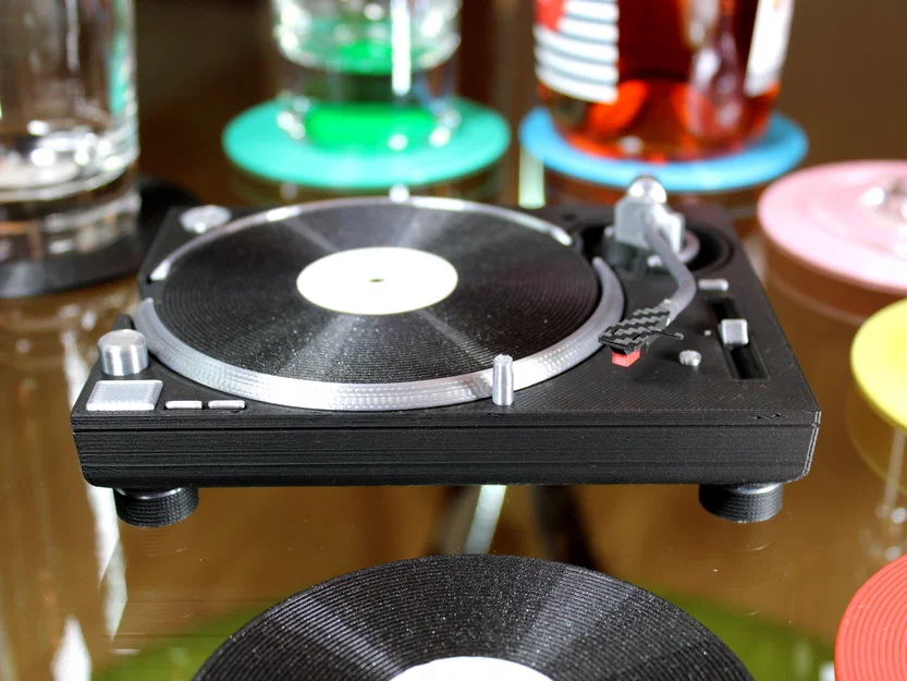 Bộ lót ly đĩa than kèm đế Technics SL-1210 MK3 cực chất - Image 2