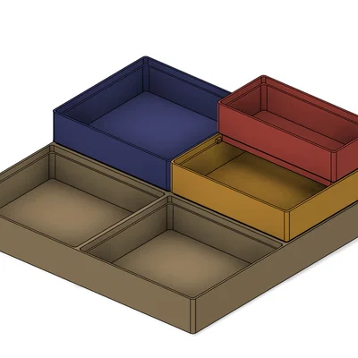 Khay Đựng Đồ Lắp Ghép Đa Năng Stackable Storage