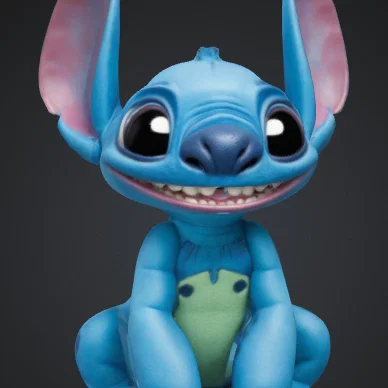 Mô hình 3D Stitch đáng yêu – File in STL chất lượng cao cho fan