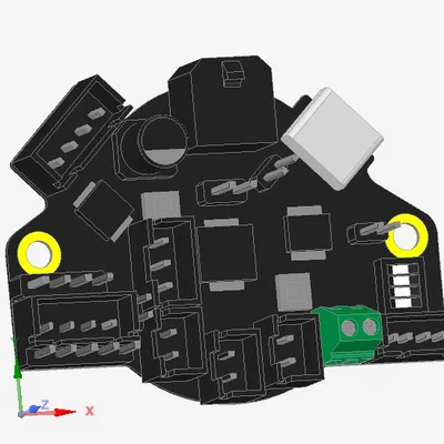 Tài liệu thiết kế CAD cho bo mạch BIGTREETECH EBB36 CAN V1.1 chính xác