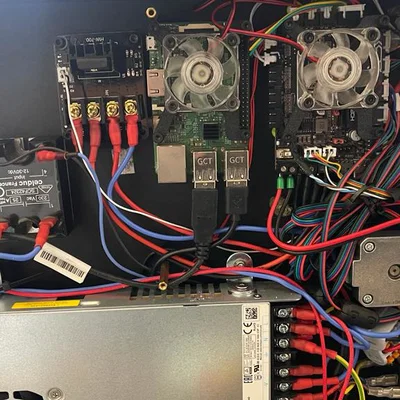 Ngàm gắn quạt 4010 cho bo mạch BTT SKR Pico