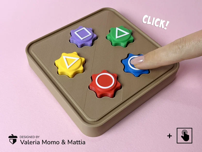 Đồ chơi bấm Squid Game Gonggi, Đế Clicker giải trí - Image 1