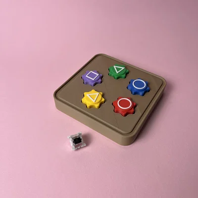 Đồ chơi bấm Squid Game Gonggi, Đế Clicker giải trí