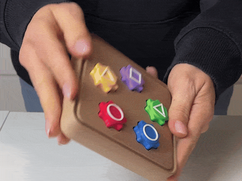 Đồ chơi bấm Squid Game Gonggi, Đế Clicker giải trí - Image 5