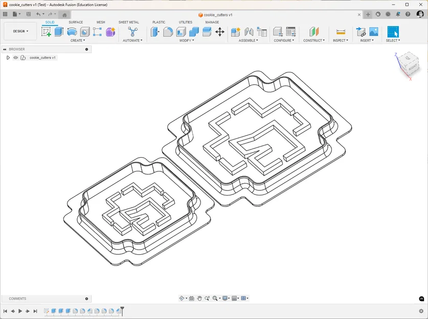 Khuôn cắt bánh quy hình logo Rammstein - Image 3