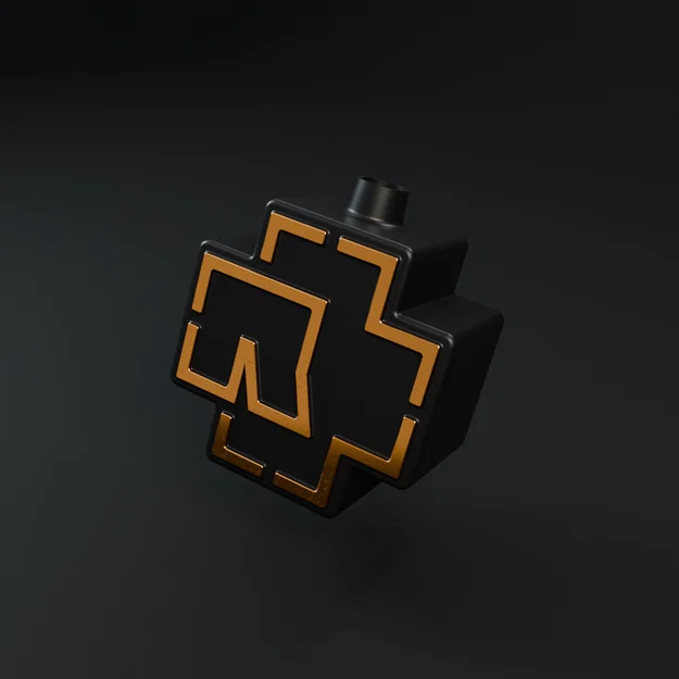 Quả cầu trang trí Giáng sinh hình logo Rammstein - Image 2