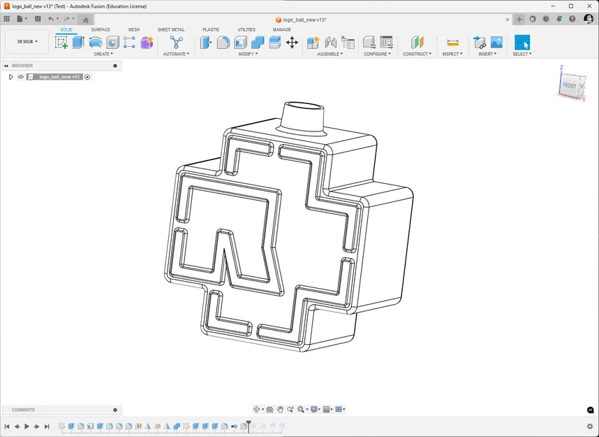 Quả cầu trang trí Giáng sinh hình logo Rammstein - Image 3