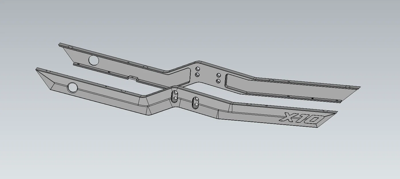 Bộ ray trượt Fungineers X10 cho Onewheel XR (File in 3D) - Image 1