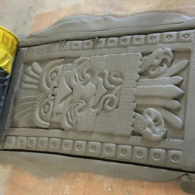 Bộ con lăn tạo hoa văn đất sét in 3D chuyên nghiệp
