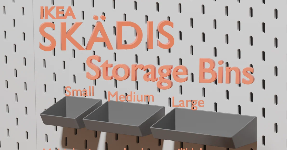 Khay đựng đồ Ikea Skadis với đầu nối ultimount nhiều kích cỡ - Image 1