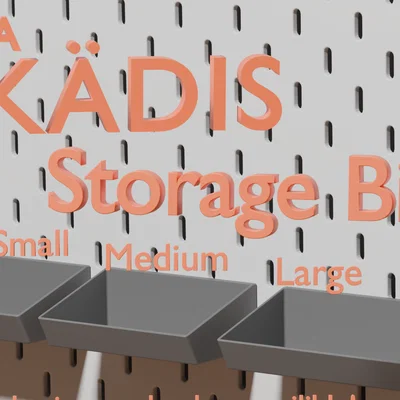 Khay đựng đồ Ikea Skadis với đầu nối ultimount nhiều kích cỡ