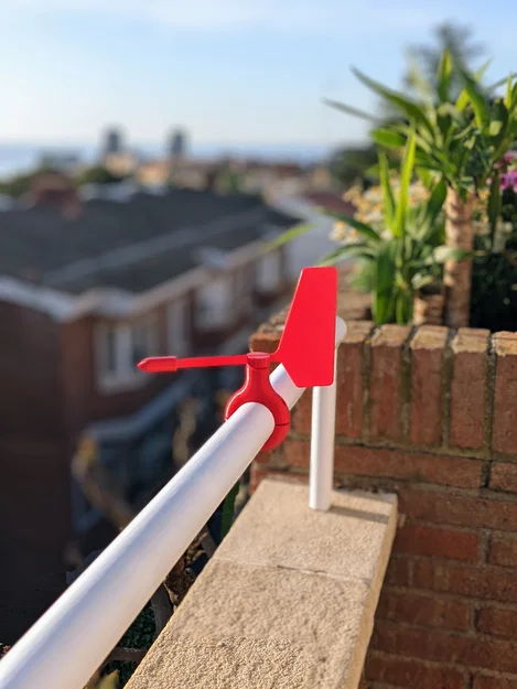 Hướng dẫn in 3D thiết bị đo hướng gió (Weather Vane) gắn lan can - Image 3