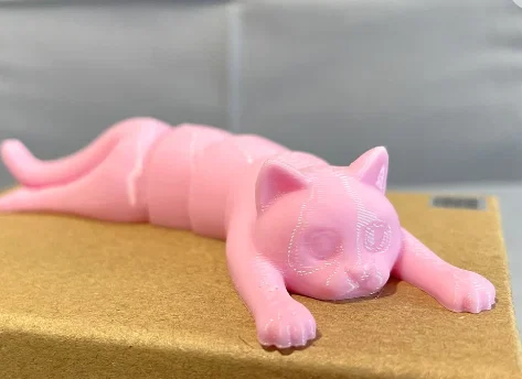 Mô hình mèo 3D Flexi Cat cử động linh hoạt - In không cần support - Image 1