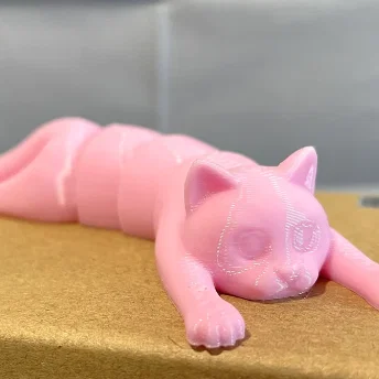 Mô hình mèo 3D Flexi Cat cử động linh hoạt - In không cần support