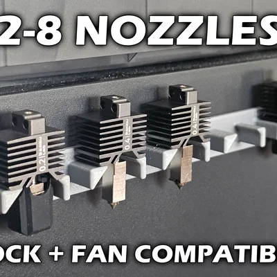 Giá treo đầu phun 3D tiện lợi cho Bambu Lab P1P, P1S, X1C, A1