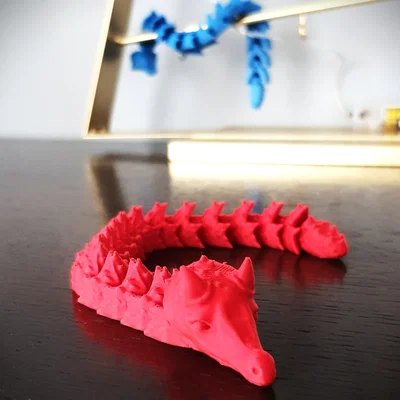 Mô hình Rồng Rắn (Articulated Snake Dragon) in 3D cực linh hoạt