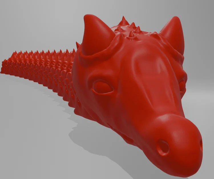 Mô hình Rồng Rắn (Articulated Snake Dragon) in 3D cực linh hoạt - Image 4