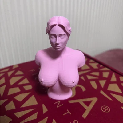 Mô hình tượng bán thân nữ giới 3D - Thiết kế nghệ thuật chi tiết
