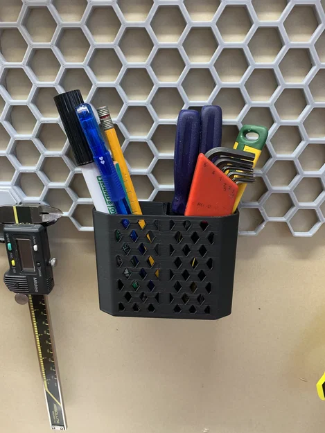 Honeycomb - Hộp đựng bút/phụ kiện 2 ngăn - Image 1