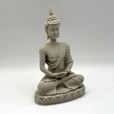 Tượng Phật điêu khắc chi tiết