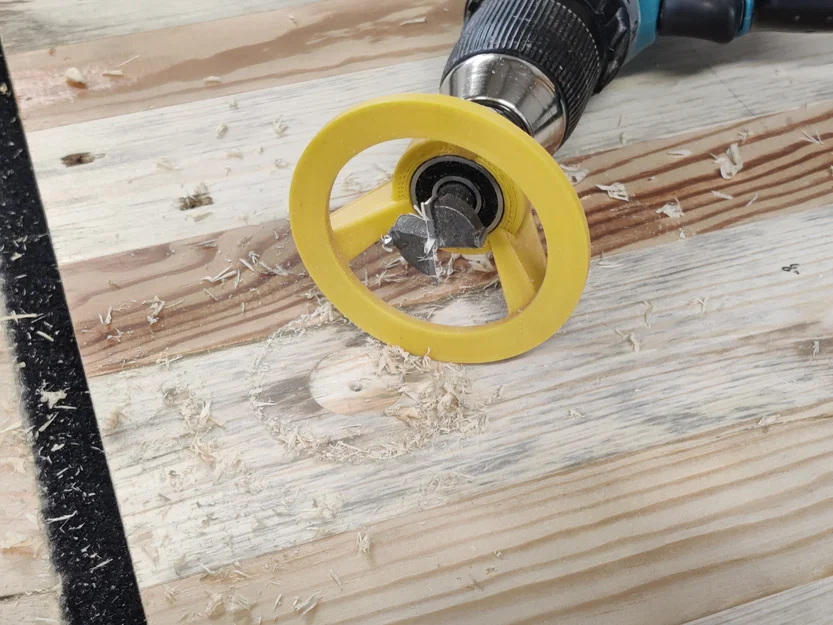 Bộ dẫn hướng khoan thẳng đứng cho mũi khoan Forstner - Image 2