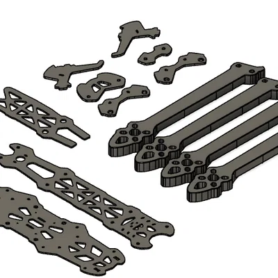 Khung Flycam Mark4 5 inch Tự In 3D: Hướng Dẫn Lắp Ráp FPV Drone