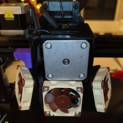 Khung quạt 3x4010 40mm cho Creality Ender 3 V3 KE