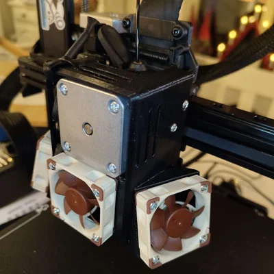 Khung quạt 3x4010 40mm cho Creality Ender 3 V3 KE