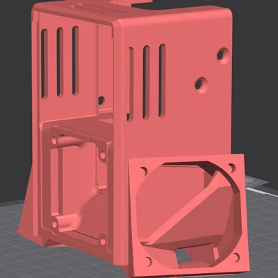 Khung quạt 3x4010 40mm cho Creality Ender 3 V3 KE