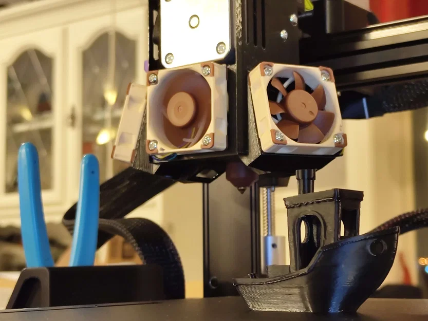 Khung quạt 3x4010 40mm cho Creality Ender 3 V3 KE - Image 5