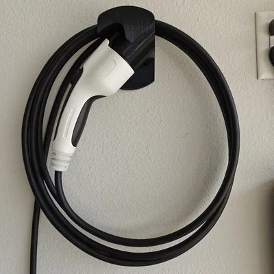 Giá đỡ cáp và đầu sạc xe điện J1772 (Bản Remix)