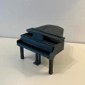 Kit Card Đàn Piano Lớn (1:24) kèm ghế (có thể mở hoặc đóng tùy ý!) - Thumbnail 5