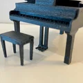 Kit Card Đàn Piano Lớn (1:24) kèm ghế (có thể mở hoặc đóng tùy ý!) - Thumbnail 8