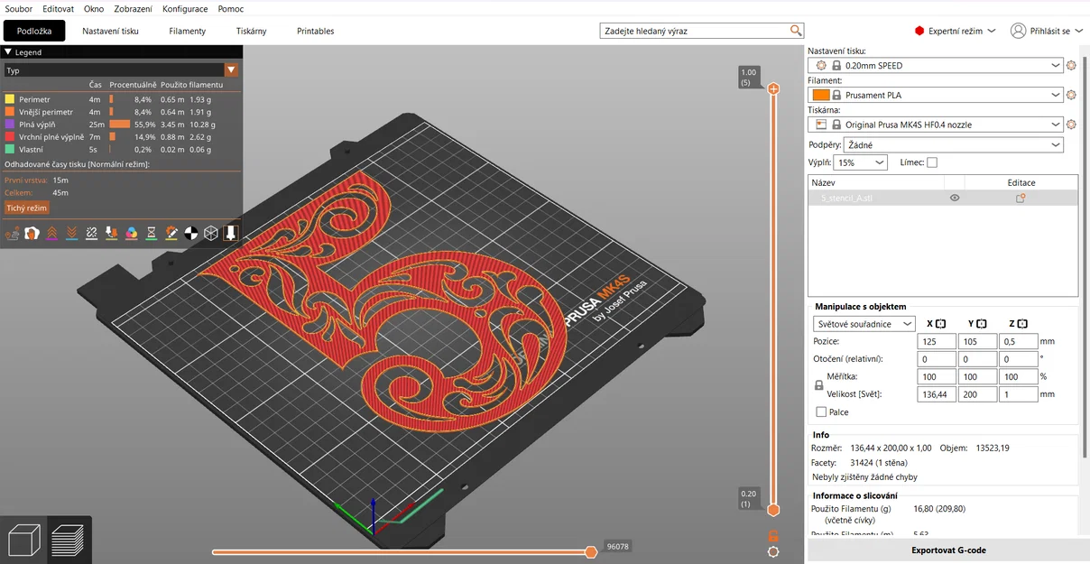 Số 5 trang trí nghệ thuật 3D (Ornamental Number 5) đa năng - Image 8