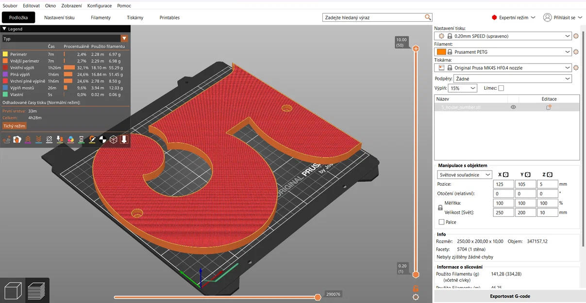 Số 5 trang trí nghệ thuật 3D (Ornamental Number 5) đa năng - Image 9