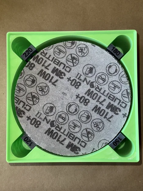 Thùng đựng giấy nhám 150mm hệ Gridfinity - Image 1